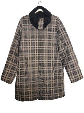 Columbia McKay Lake Long Plaid 60% Down 40% Feathers Jacket Size XL